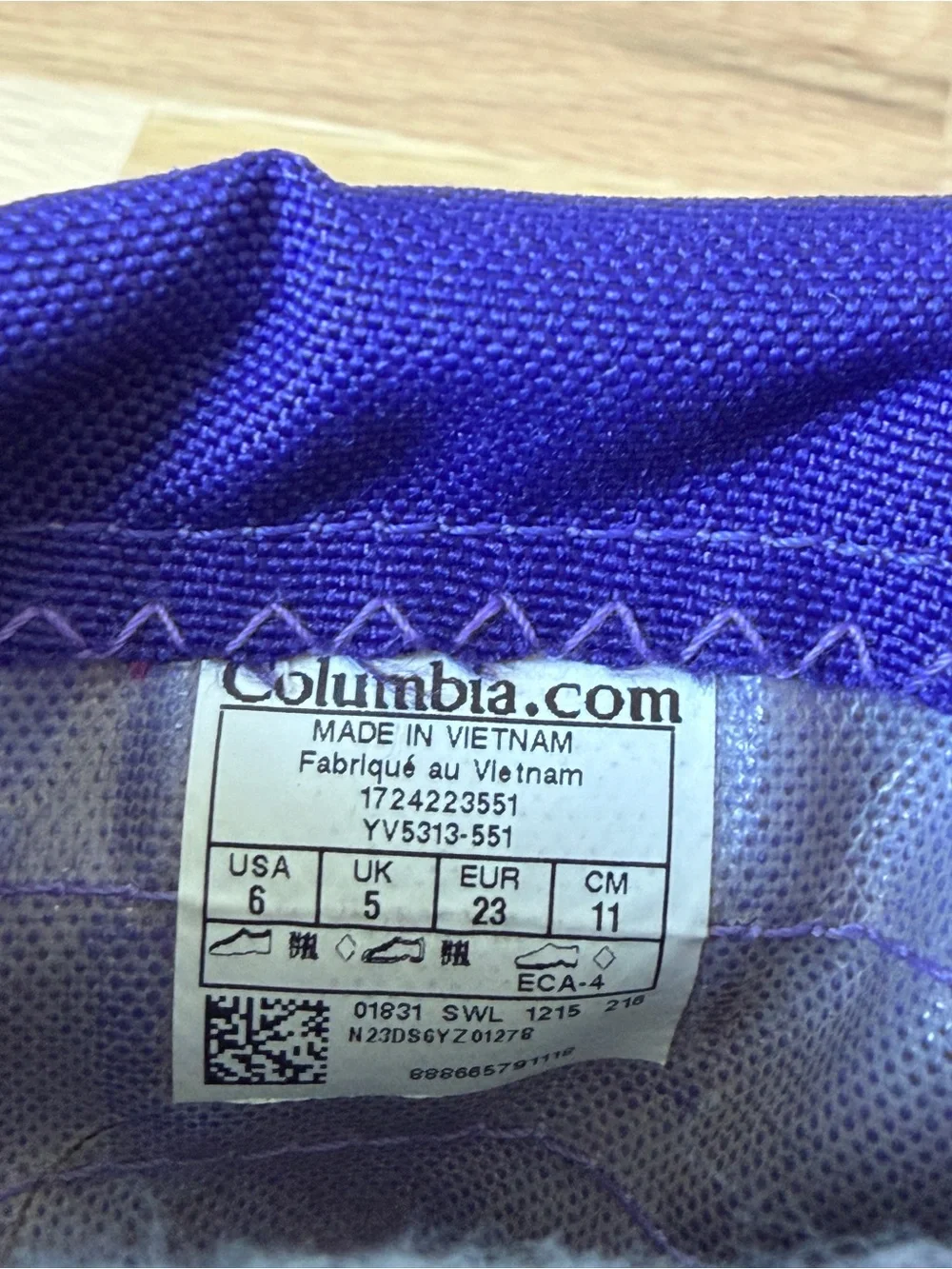 Columbia Powerbug Purple Snow Boots - Size Toddler 6
